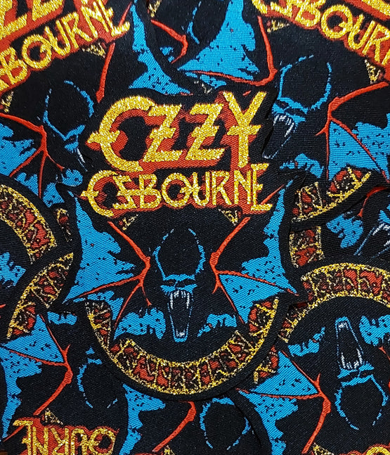 OZZY O II GLUED N' SHAPED PATCH