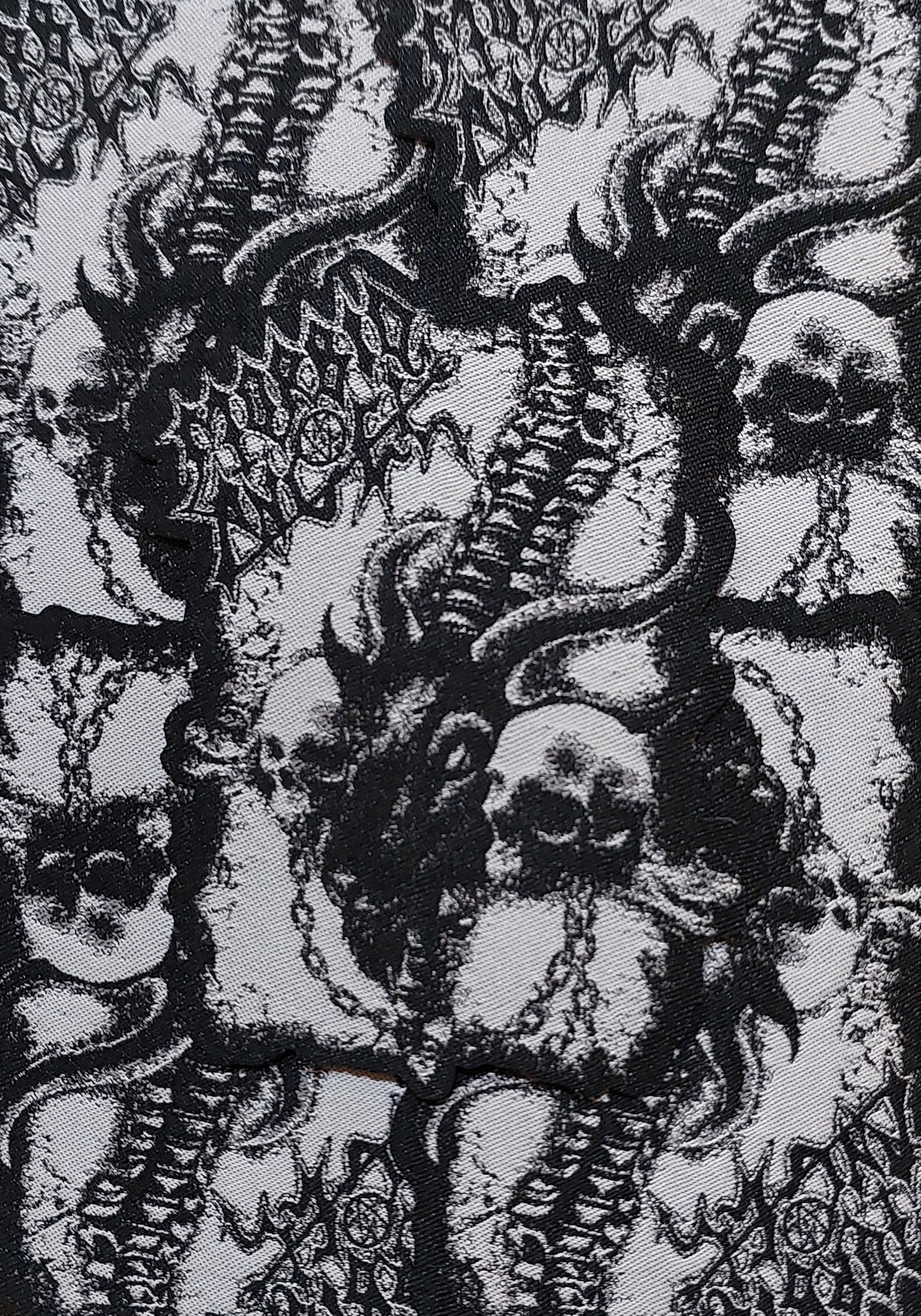 GLUED N' SHAPED MORBID ANGEL BW PATCH