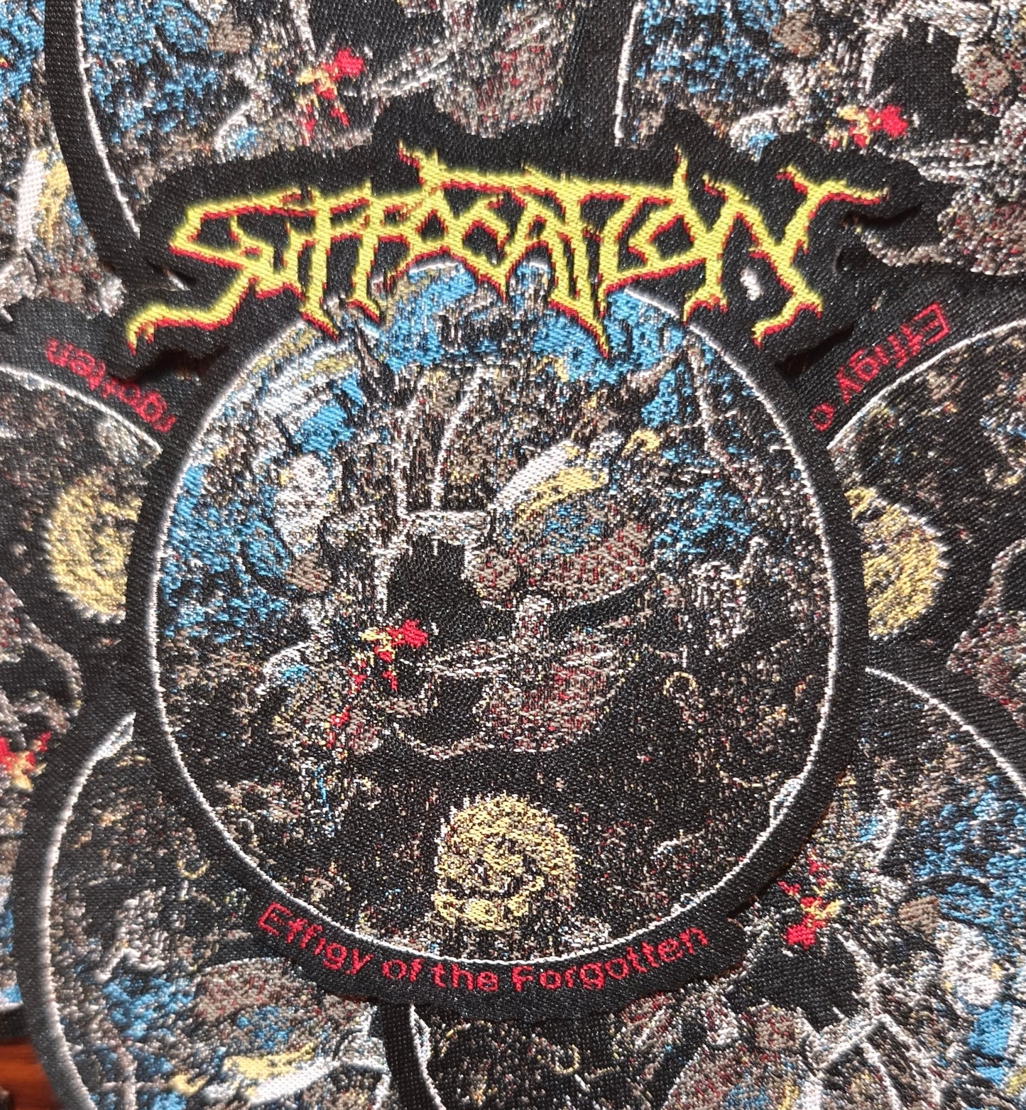 EFFIGY OF THE FORGOTTEN- GLUED N' SHAPED PATCH