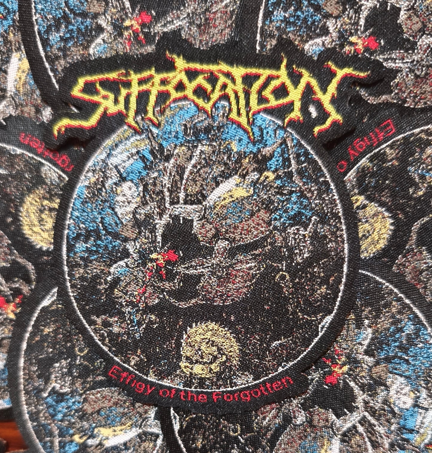 EFFIGY OF THE FORGOTTEN- GLUED N' SHAPED PATCH