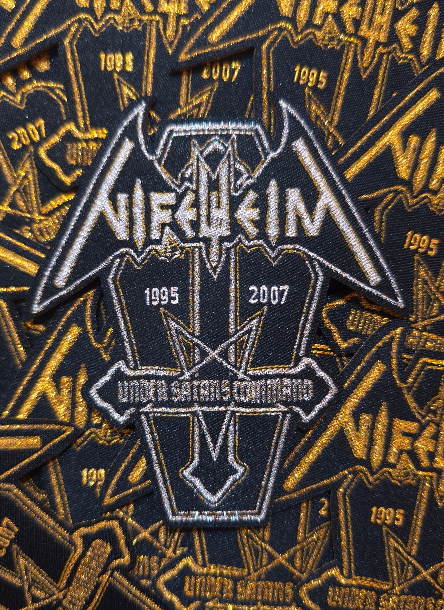 UNDER SATANS COMMAND - GLUED N' SHAPED PATCH