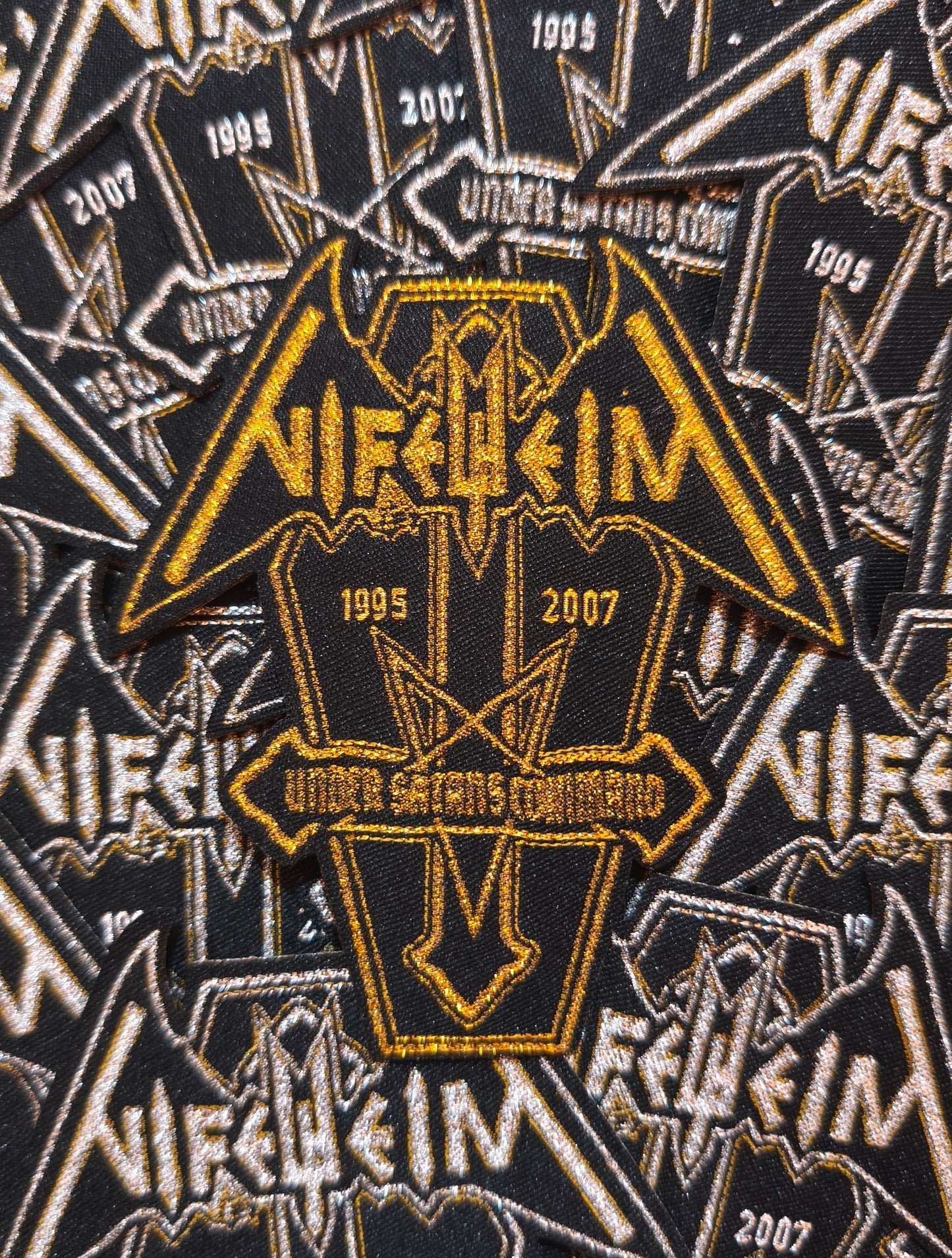 UNDER SATANS COMMAND - GLUED N' SHAPED PATCH