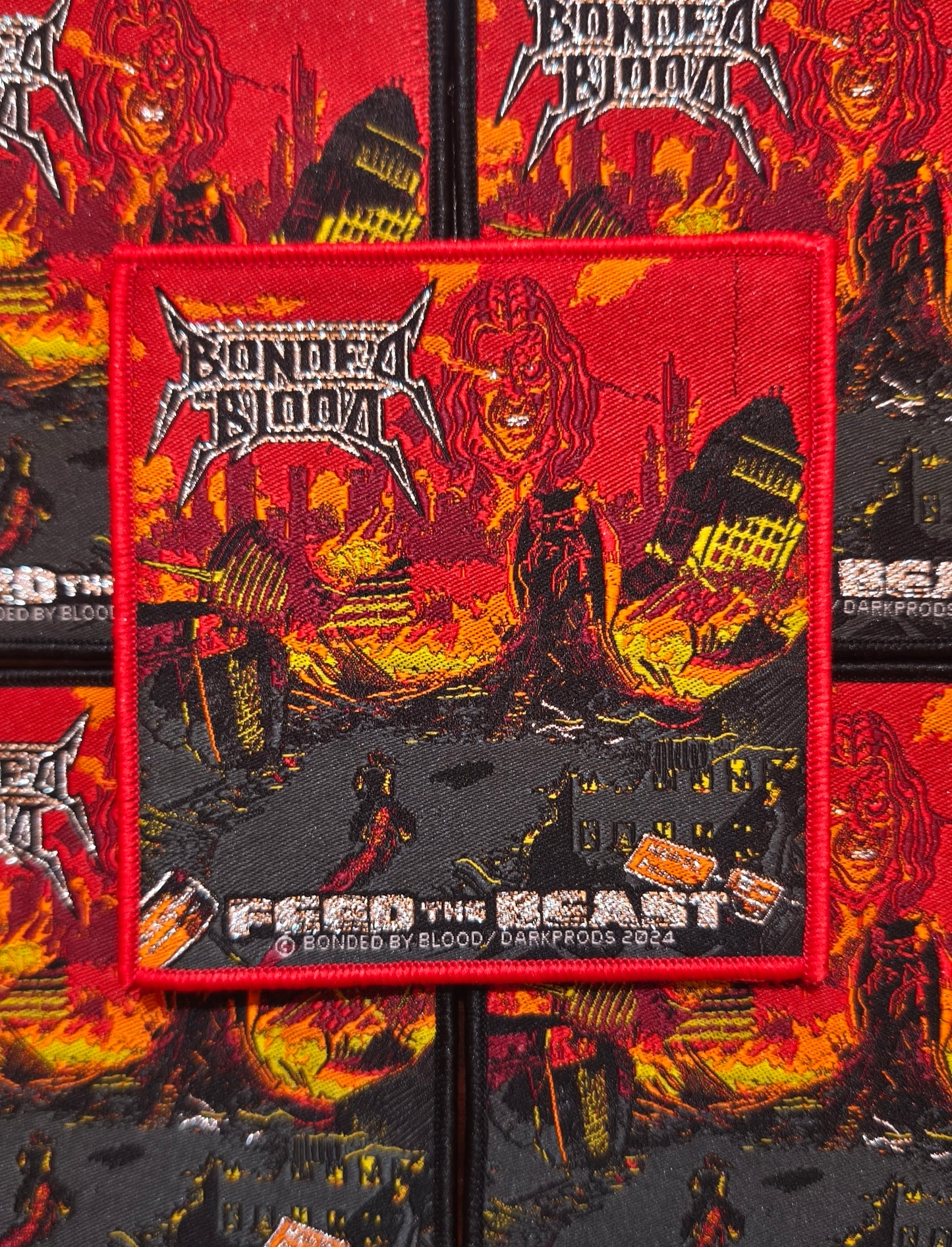 BONDED BY BLOOD (US) - FEED THE BEAST OFFICIAL PATCH