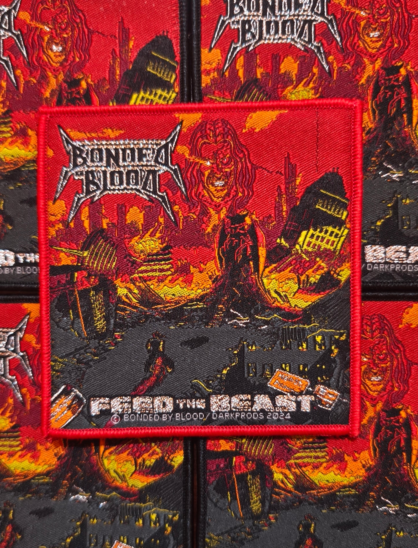 BONDED BY BLOOD (US) - FEED THE BEAST OFFICIAL PATCH