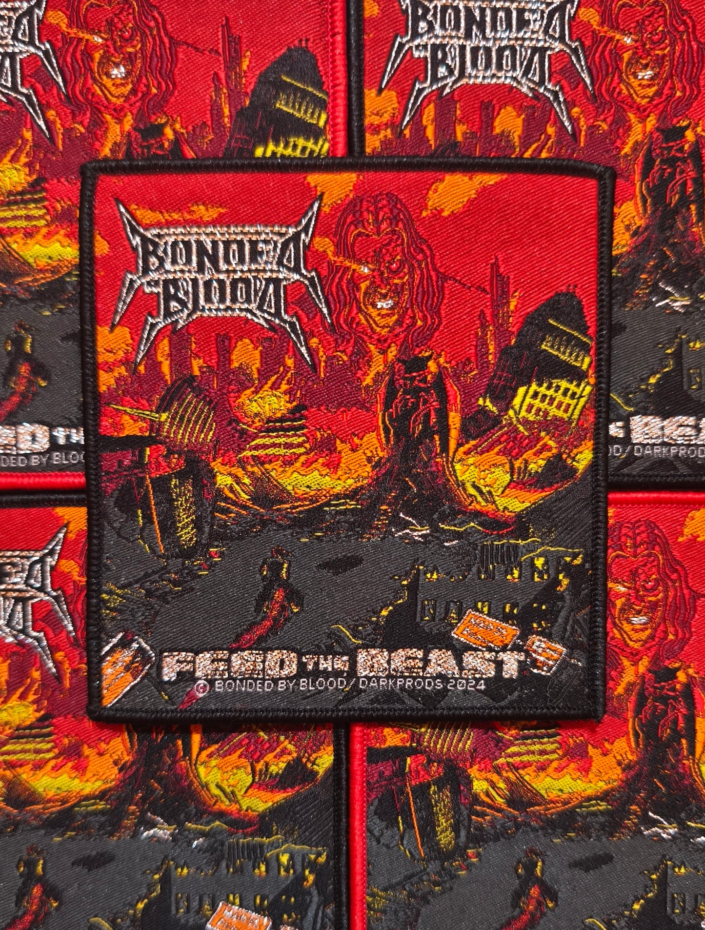 BONDED BY BLOOD (US) - FEED THE BEAST OFFICIAL PATCH