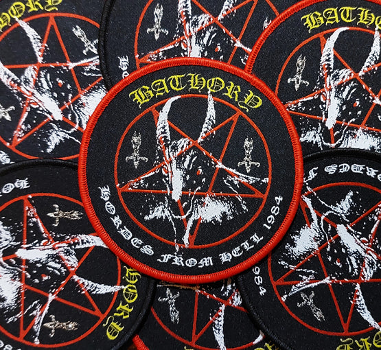 BATHORY - HORDES FROM HELL 1984 PATCH