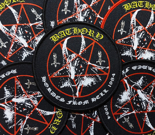 BATHORY - HORDES FROM HELL 1984 PATCH