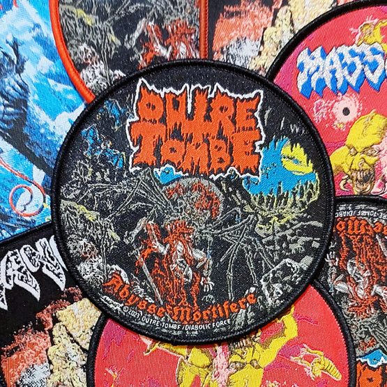 OUTRE-TOMBE - ABYSSE MORTIFERE OFFICIAL CIRCLE PATCH