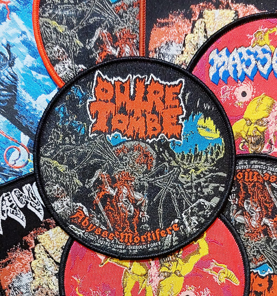 OUTRE-TOMBE - ABYSSE MORTIFERE OFFICIAL CIRCLE PATCH