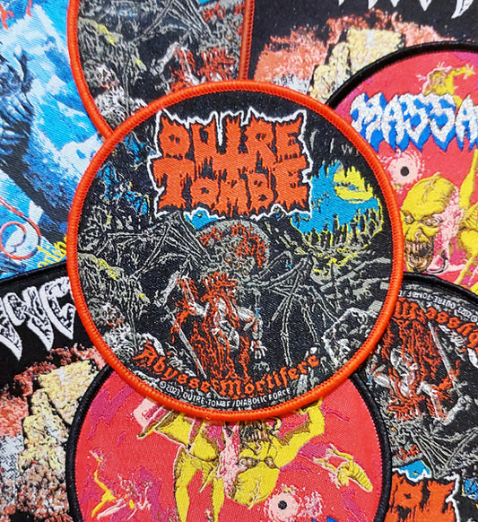 OUTRE-TOMBE - ABYSSE MORTIFERE OFFICIAL CIRCLE PATCH