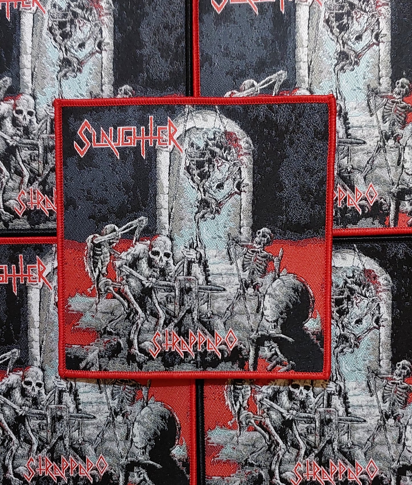 SLAUGHTER "Strappado" original album cover !! Official patch -