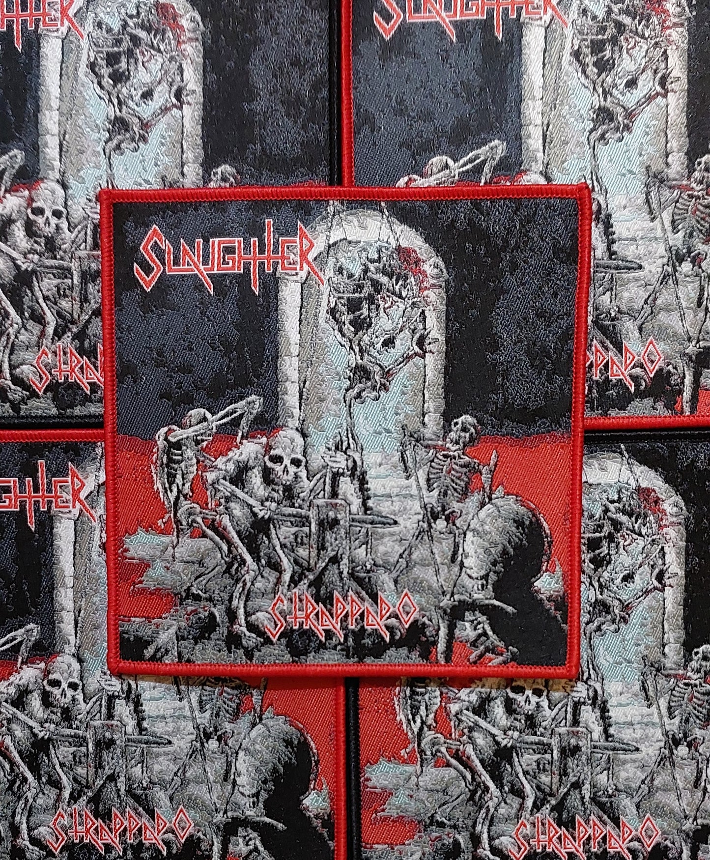 SLAUGHTER "Strappado" original album cover !! Official patch -