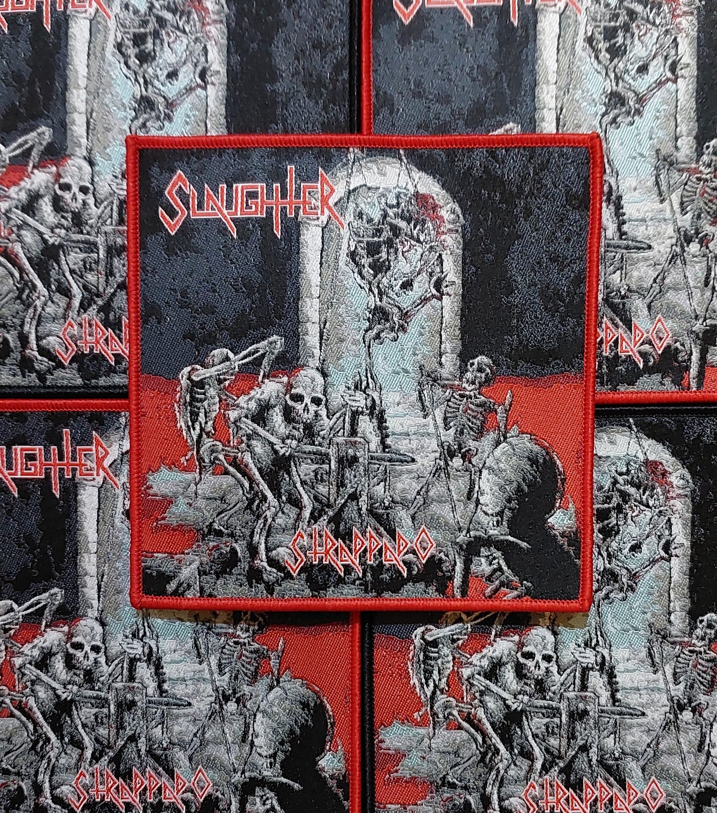 SLAUGHTER "Strappado" original album cover !! Official patch -