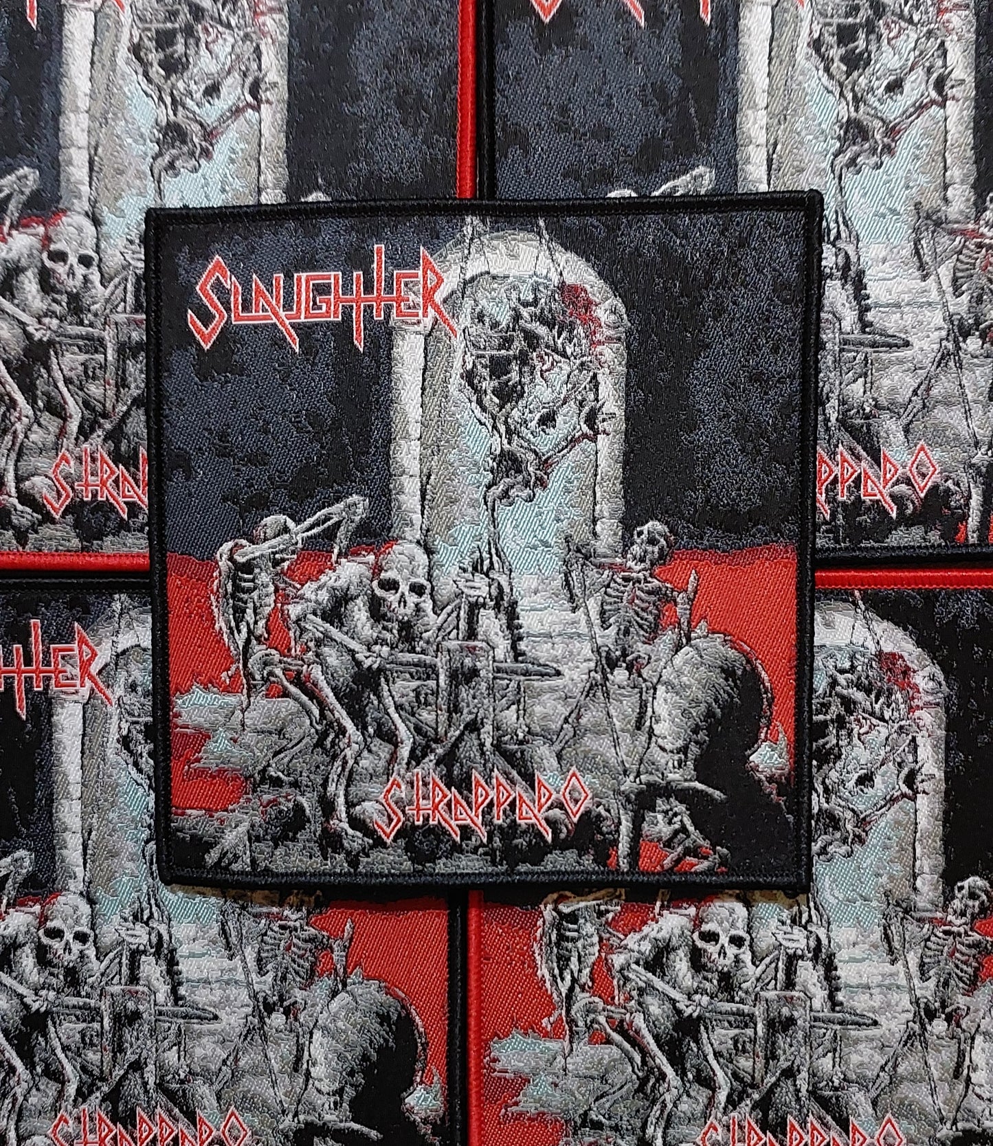 SLAUGHTER "Strappado" original album cover !! Official patch -