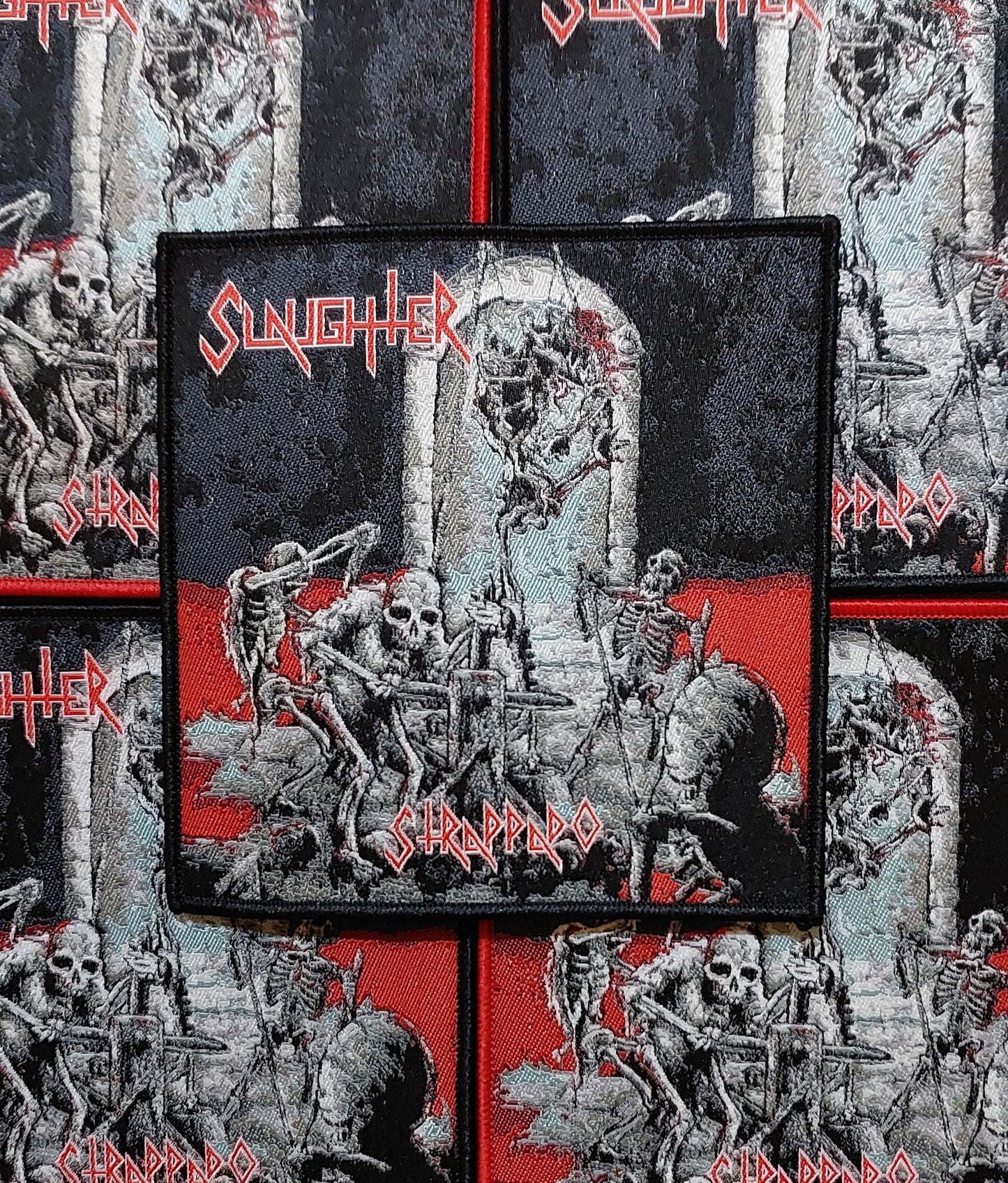 SLAUGHTER "Strappado" original album cover !! Official patch -