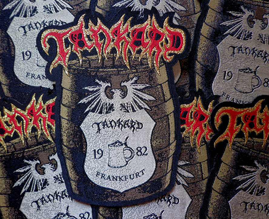 TANKARD - 1982 I OFFICIAL GLUED N' SHAPED PATCH