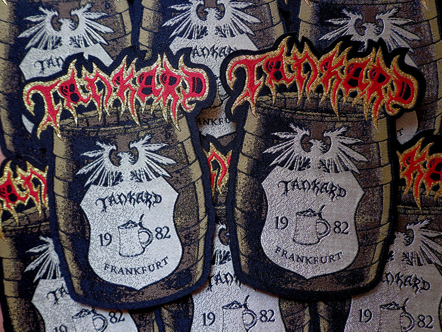 TANKARD - 1982 I OFFICIAL GLUED N' SHAPED PATCH