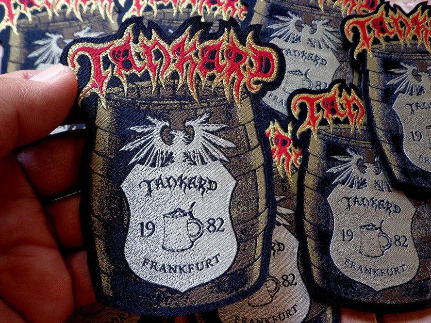 TANKARD - 1982 I OFFICIAL GLUED N' SHAPED PATCH