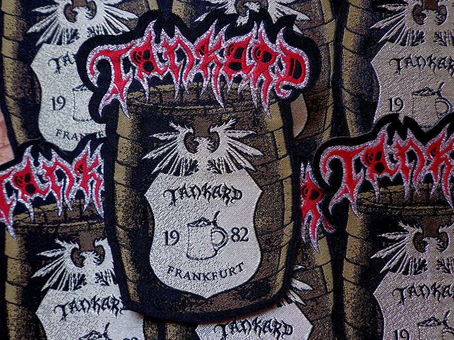 TANKARD - 1982 I OFFICIAL GLUED N' SHAPED PATCH