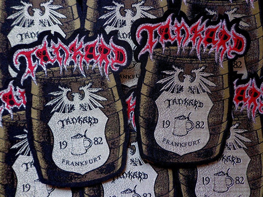 TANKARD - 1982 I OFFICIAL GLUED N' SHAPED PATCH