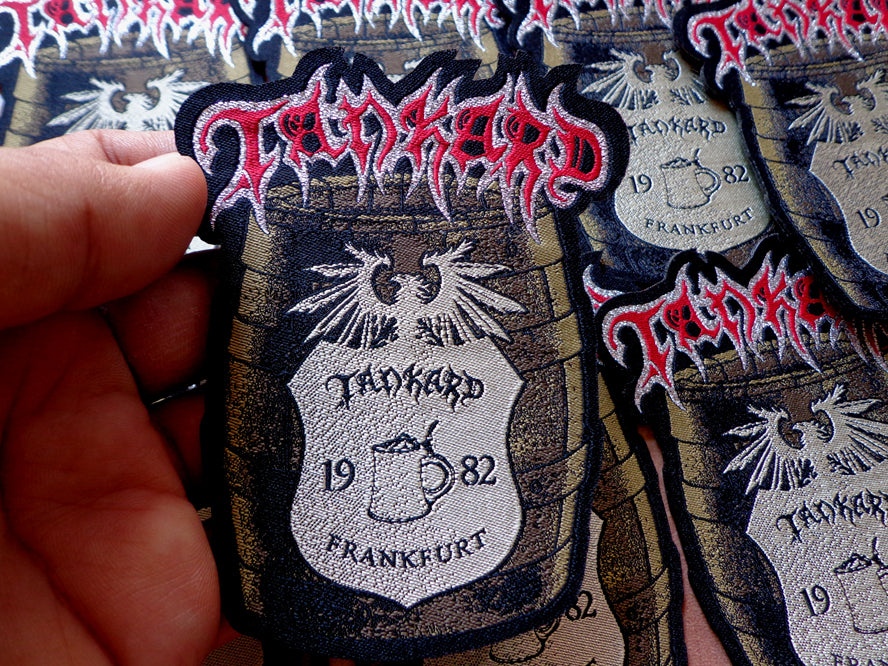 TANKARD - 1982 I OFFICIAL GLUED N' SHAPED PATCH