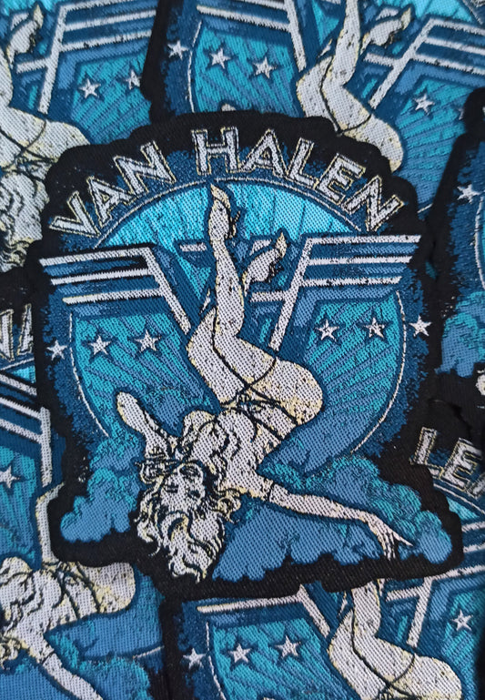 GIRL I VAN HALEN GLUED N' SHAPED PATCH