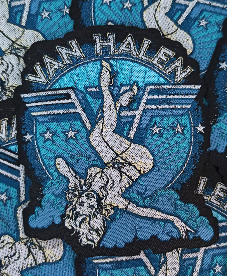 GIRL I VAN HALEN GLUED N' SHAPED PATCH