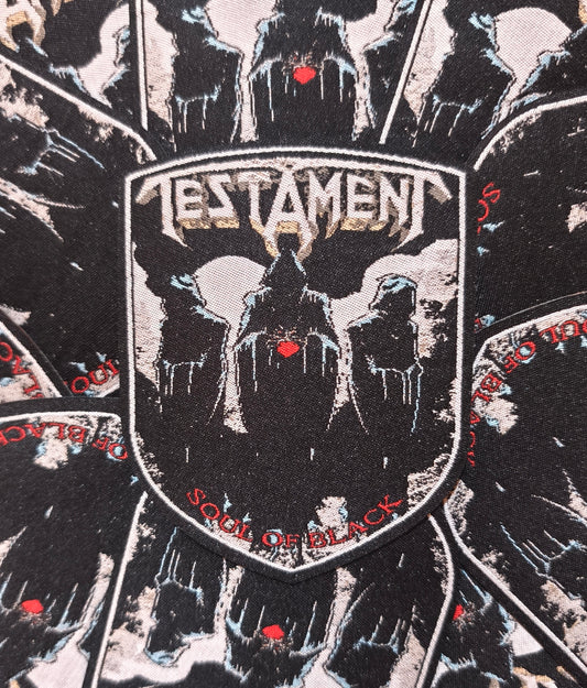 SOUL OF BLACK - GLUED N' SHAPED PATCH