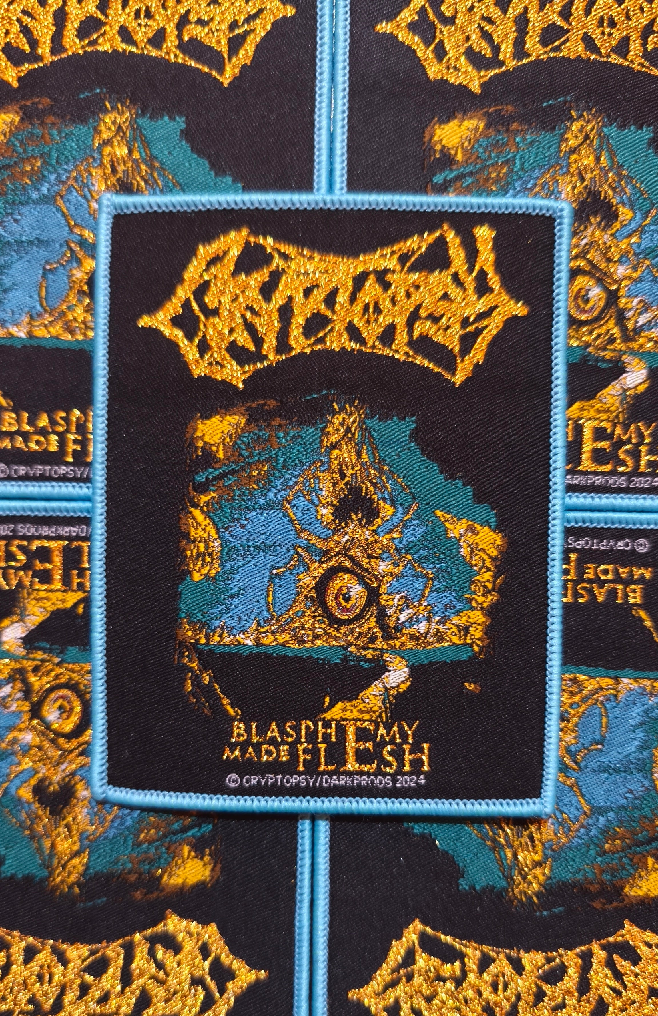 Cryptopsy Patch CRYPTOPSY (CA) - BLASPHEMY MADE FLESH OFFICIAL PATCH – Demipatch