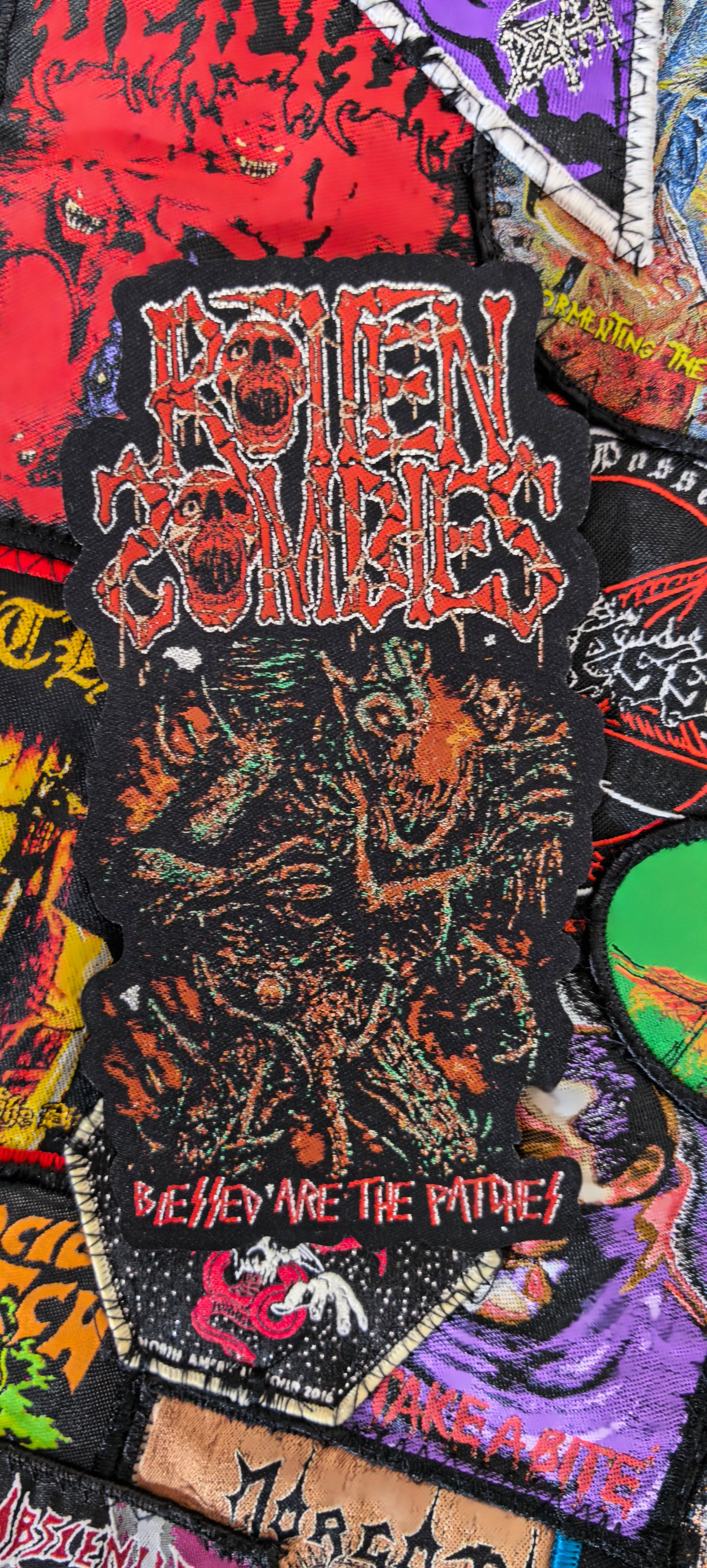 ROTTEN ZOMBIES Glued Shaped Patch Designed 2026