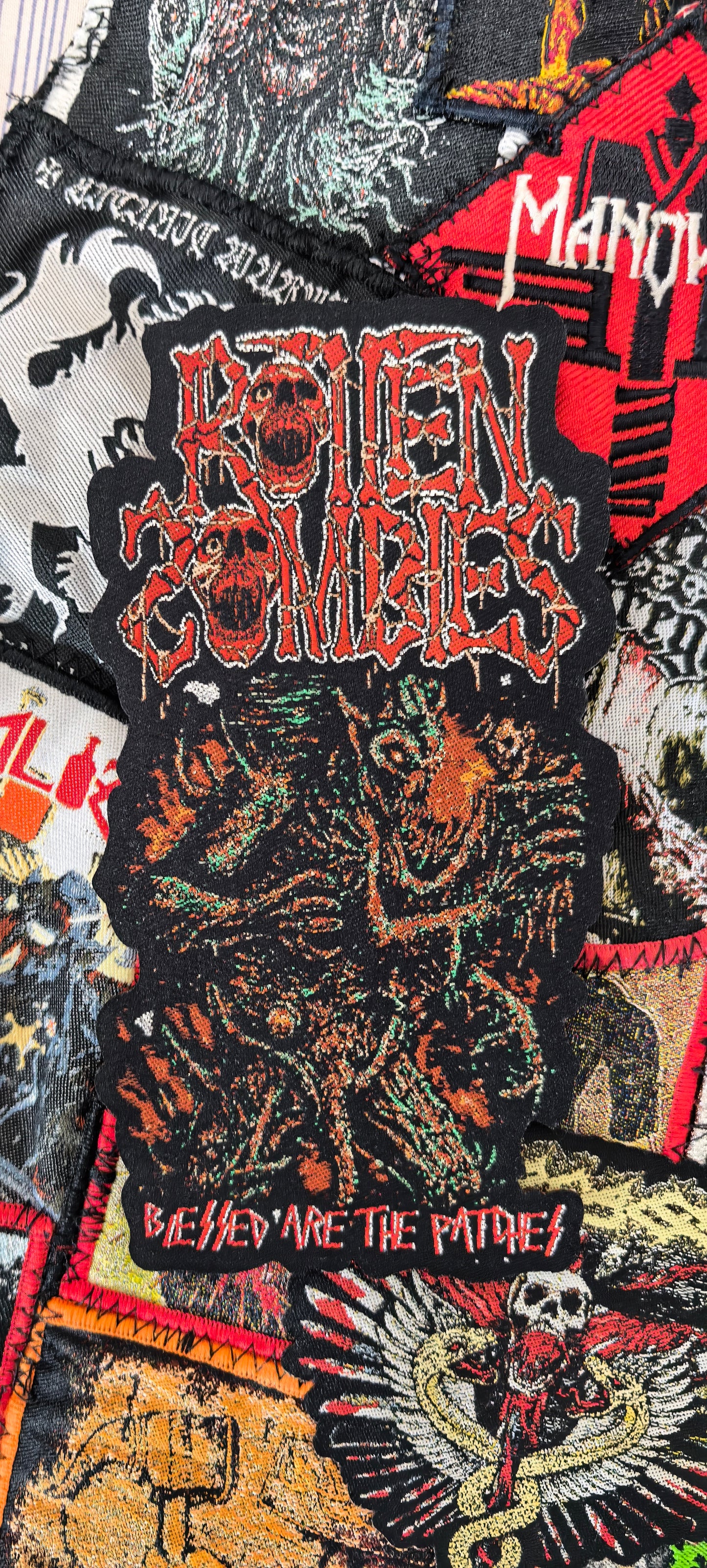 ROTTEN ZOMBIES Glued Shaped Patch Designed 2026