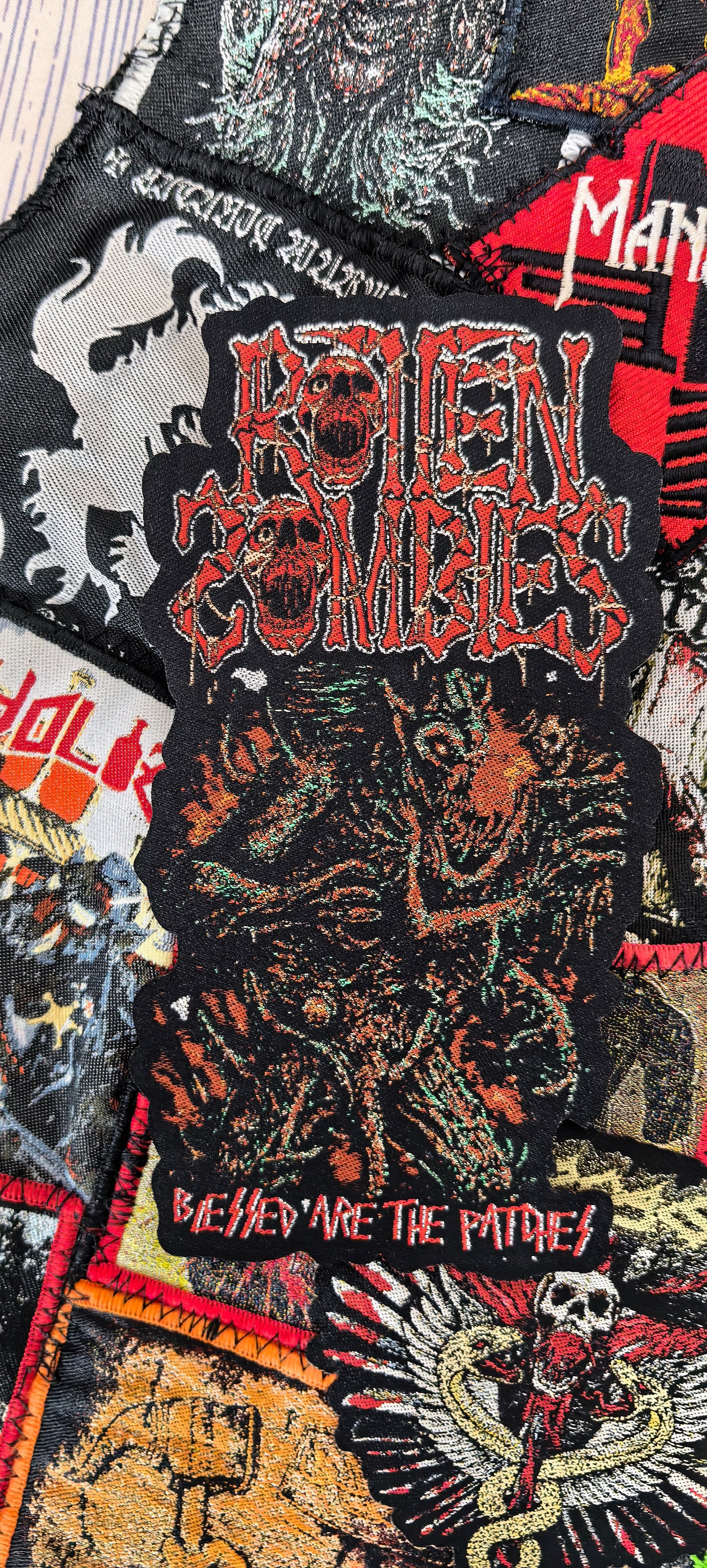 ROTTEN ZOMBIES Glued Shaped Patch Designed 2026