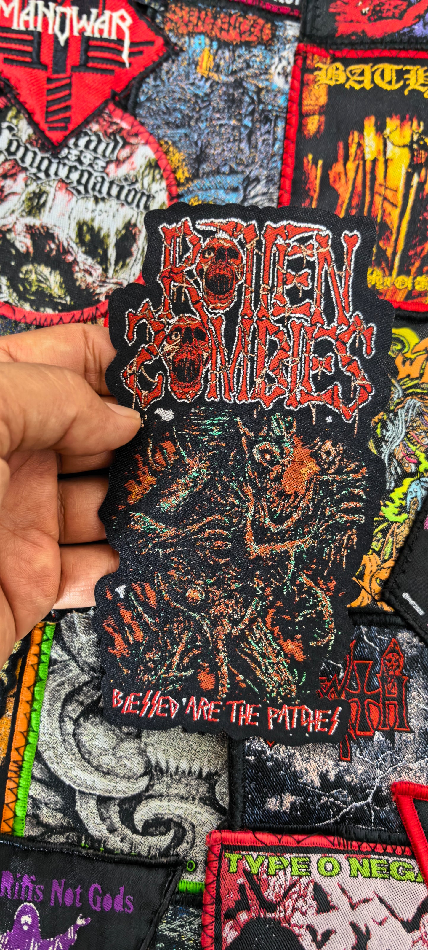 ROTTEN ZOMBIES Glued Shaped Patch Designed 2026