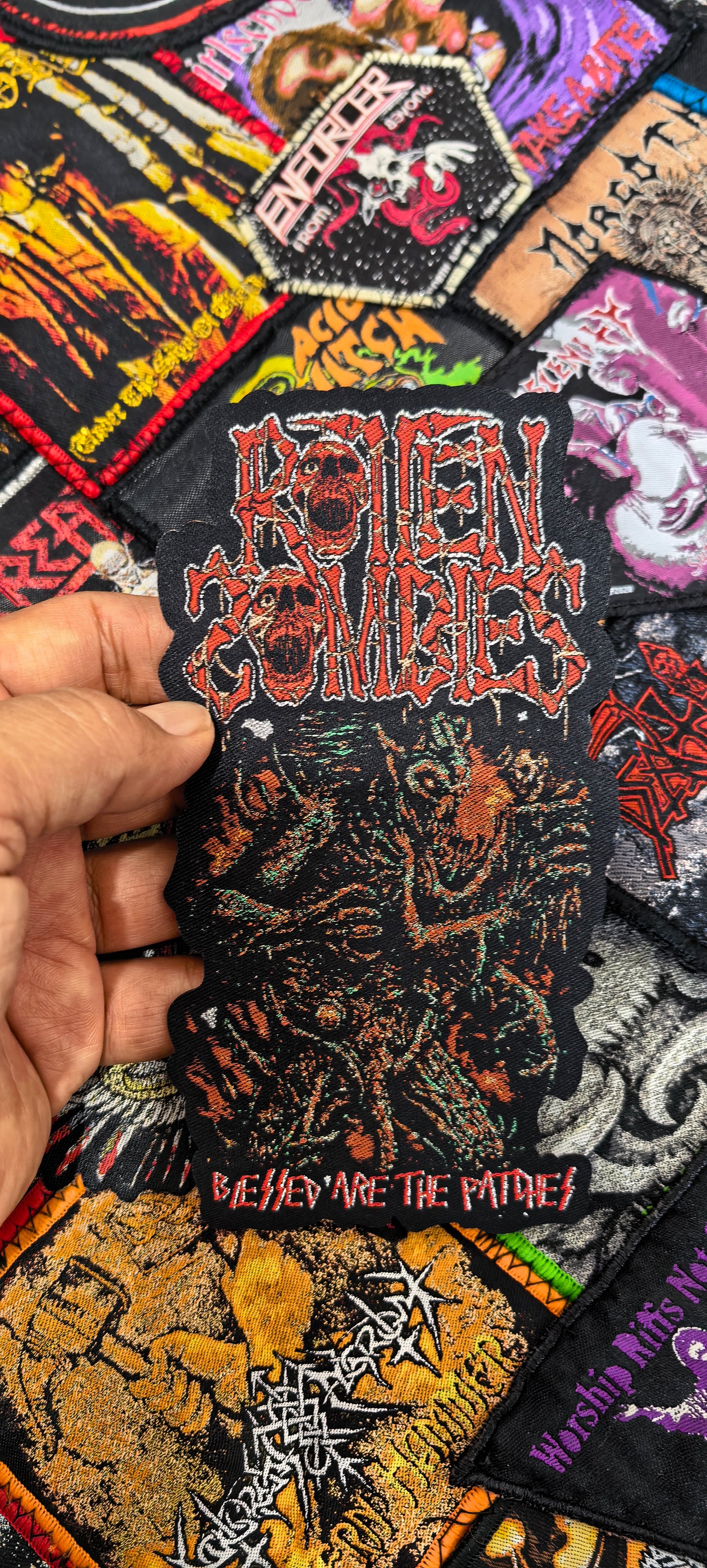 ROTTEN ZOMBIES Glued Shaped Patch Designed 2026