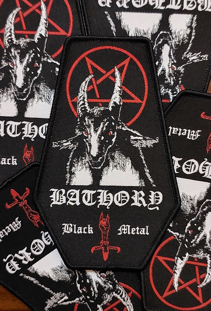 BATHORY "White Goat" coffin patch