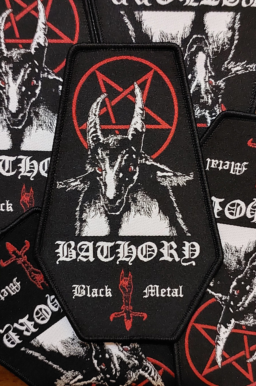 BATHORY "White Goat" coffin patch