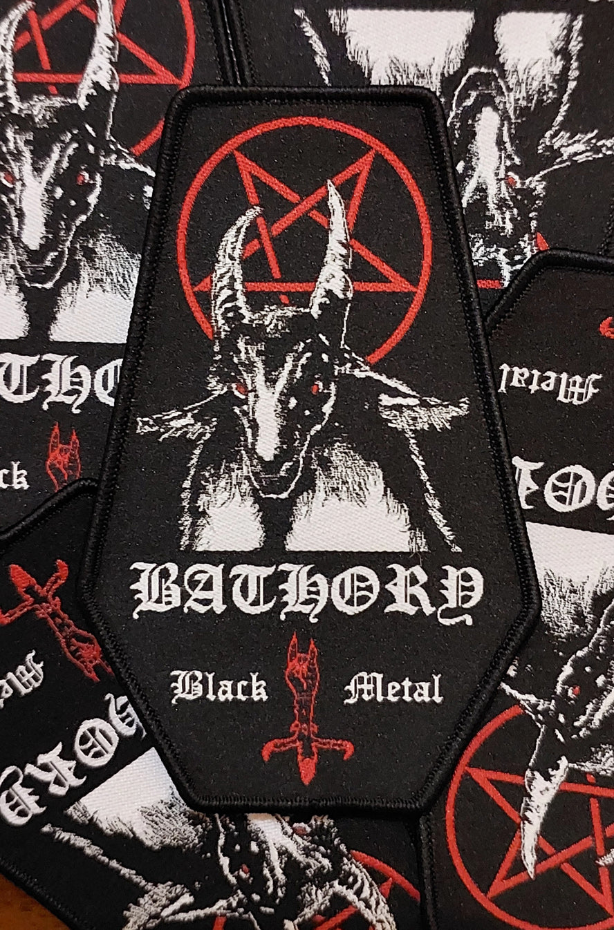 BATHORY "White Goat" coffin patch