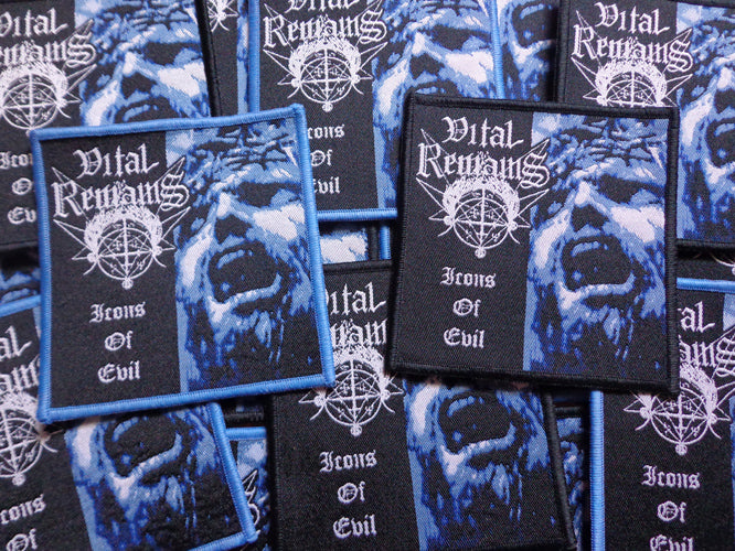 Vital Remains Let us Pray Woven Patch