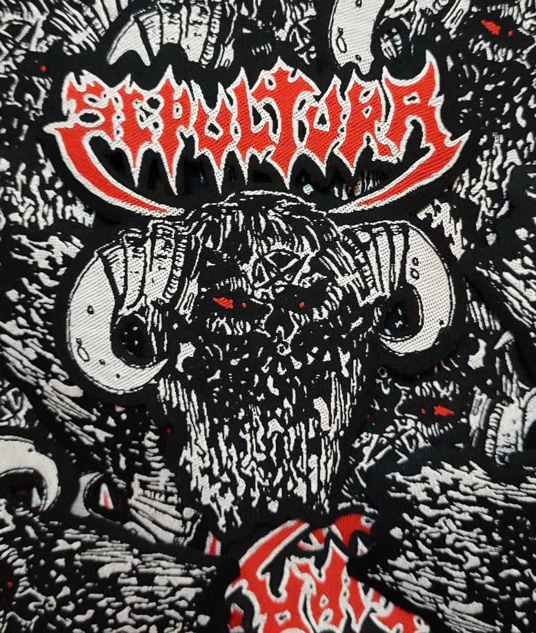 SEPULTURA GLUED LOGO PATCH