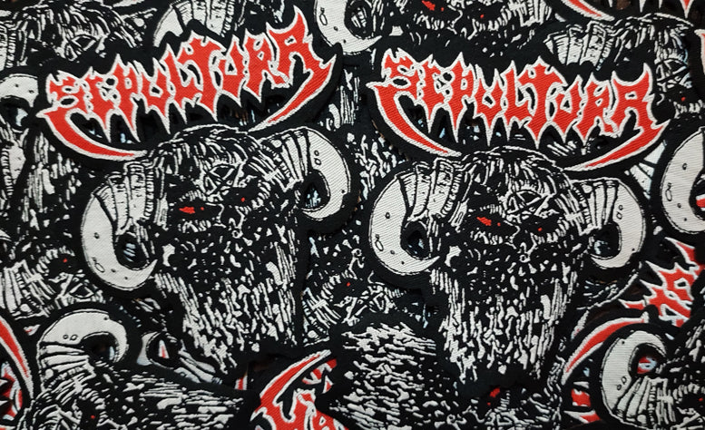 SEPULTURA GLUED LOGO PATCH