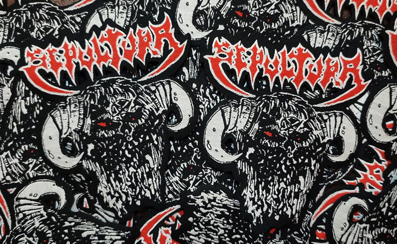 SEPULTURA GLUED LOGO PATCH