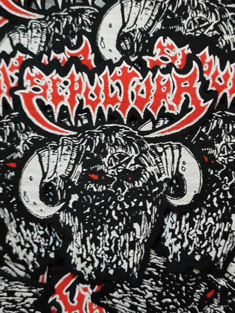 SEPULTURA GLUED LOGO PATCH