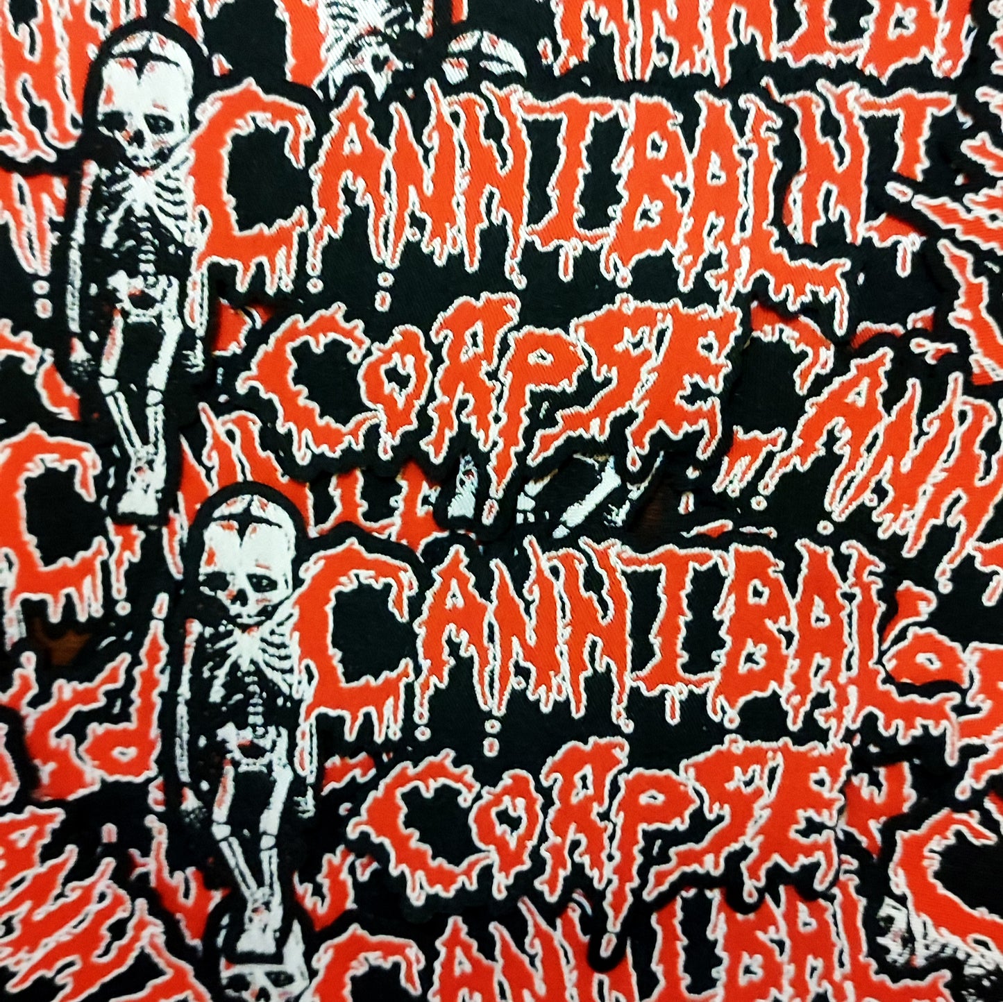 CANNIBAL GLUED LOGO PATCH